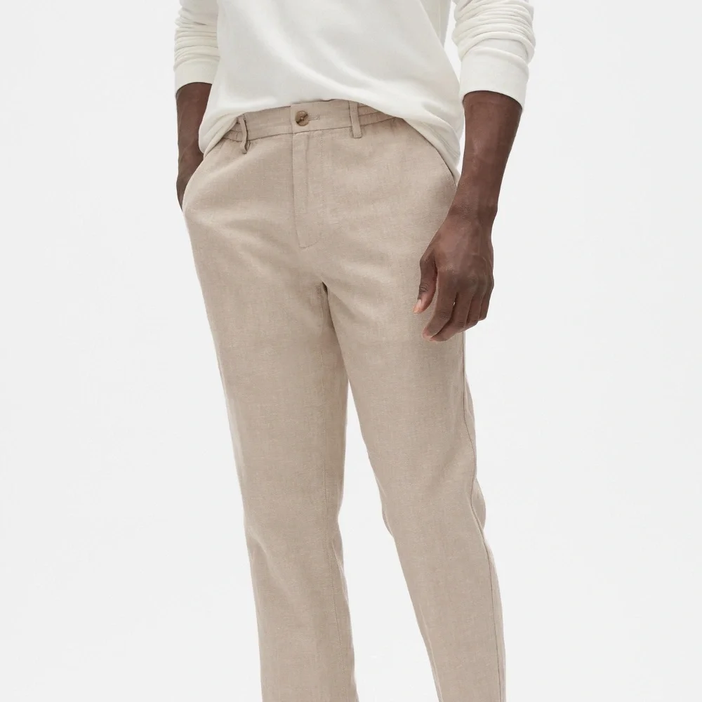 Linen/Cotton Drawstring Pants